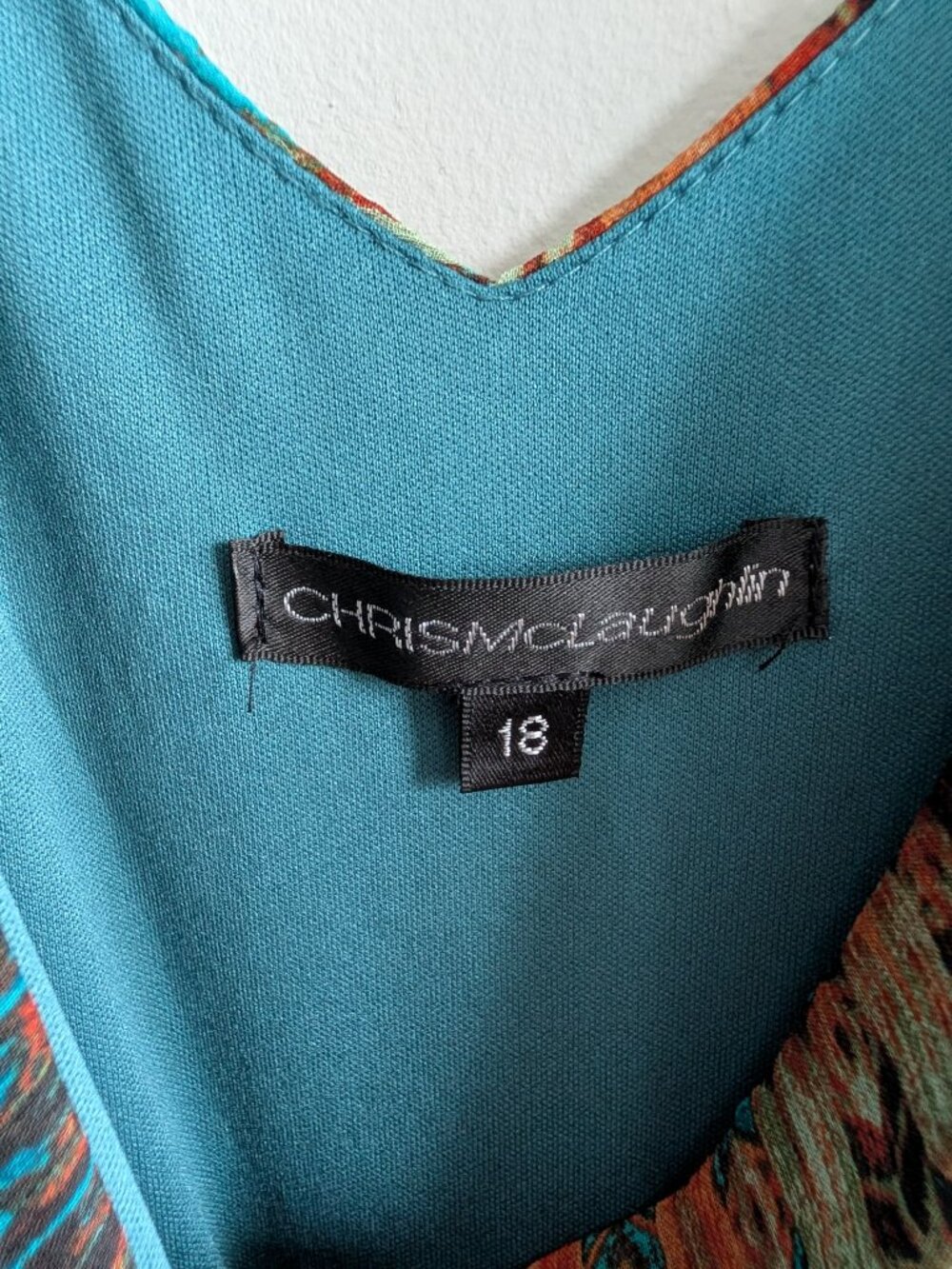 Chris McLaughlin Women Maxi Dress Size 18 Sleeveless Boho Beach Resort - Picture 5 of 7